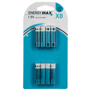 Piles Energy Max - LR03 - lot de 8