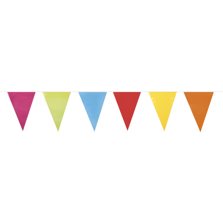 Guirlande à pavillons géants - 10 m | Le Géant de la Fête