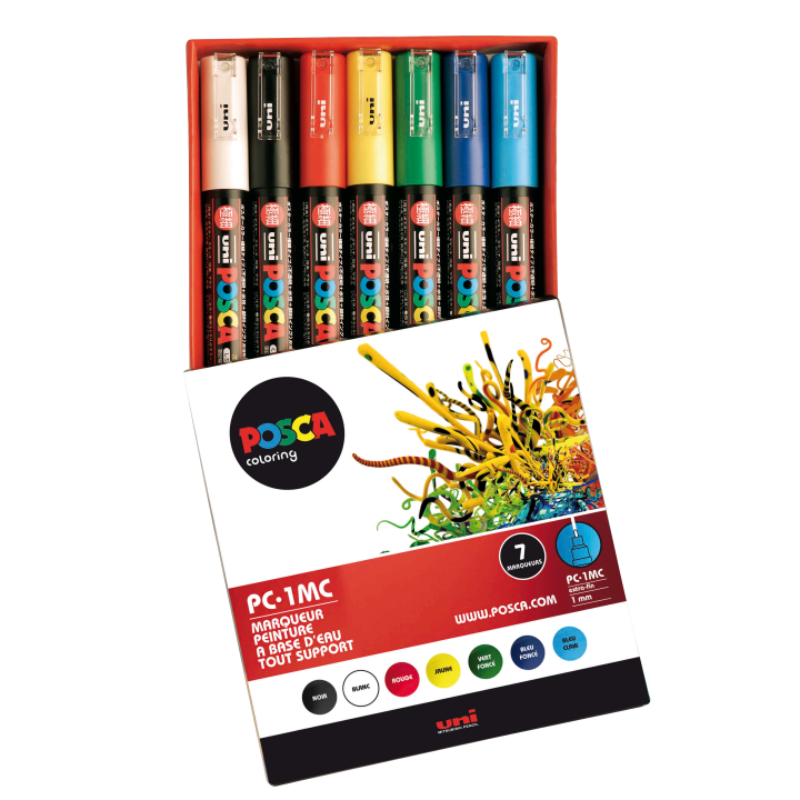 Feutre Posca pointe extrafine - PC1MC | Le Géant de la Fête