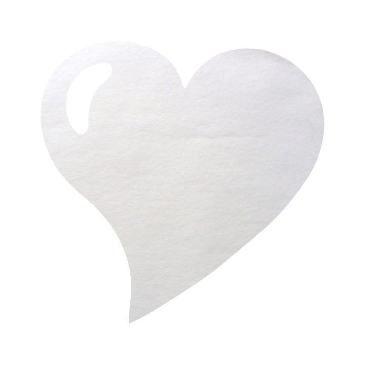 Set de table forme "coeur" 38 x 38 cm ( lot de 50 ) | Le Géant de la Fête