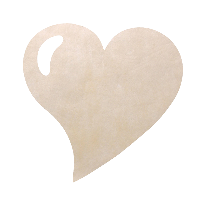 Set de table forme "coeur" 38 x 38 cm ( lot de 50 ) | Le Géant de la Fête