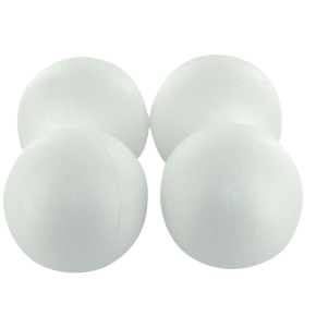 Boule en polystyrène - 12 cm