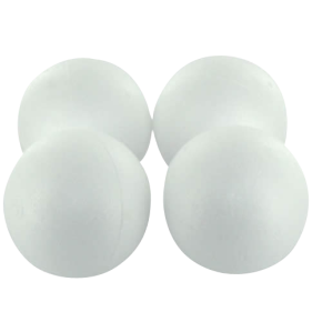 Boules en polystyrène - 3 cm - lot de 10
