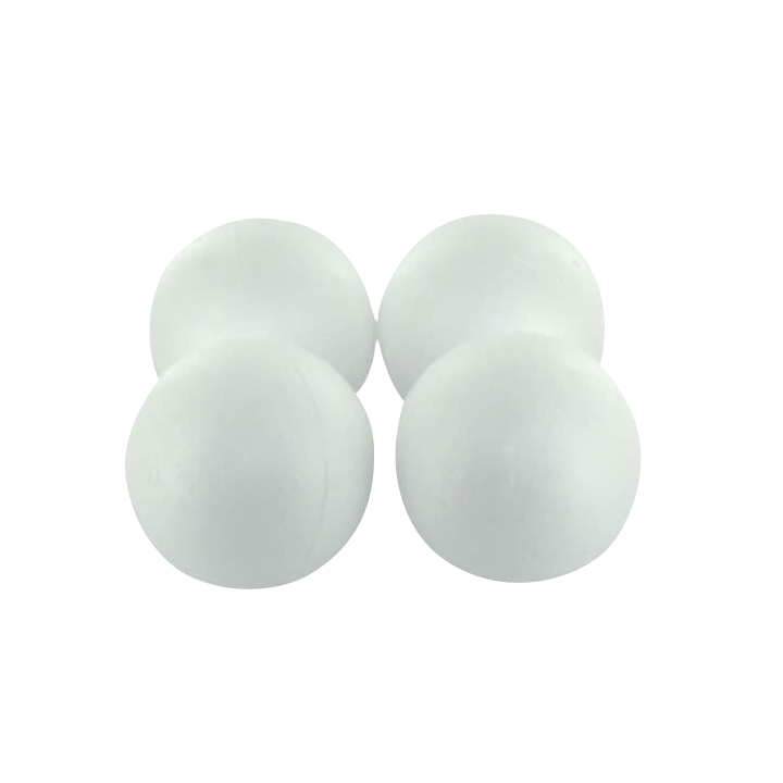 Boules en polystyrène - 8 cm - lot de 10