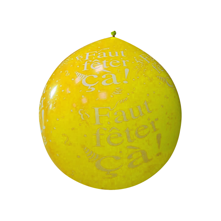 Ballon "Faut fêter ça" - Ø 1 m | Le Géant de la Fête