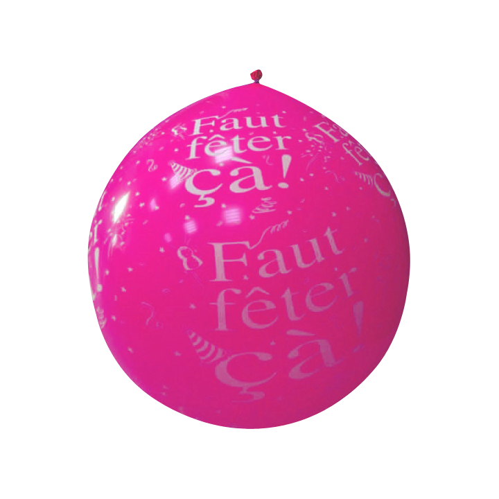 Ballon "Faut fêter ça" - Ø 1 m | Le Géant de la Fête