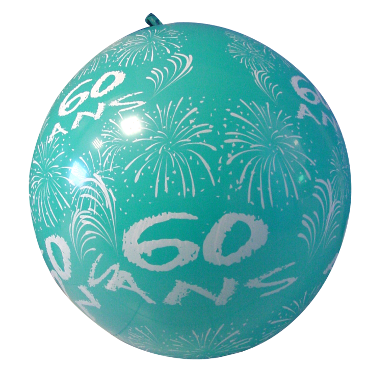 Ballon "60 ans" Ø 1 m | Le Géant de la Fête