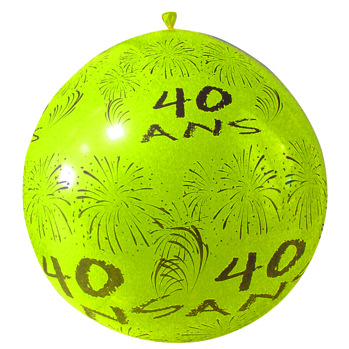 Ballon "40 ans" Ø 1 m | Le Géant de la Fête