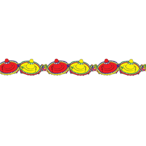 Guirlande "Sombreros" - 3 m | Le Géant de la Fête