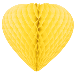 Coeur en papier alvéolé - 30 cm | Le Géant de la Fête