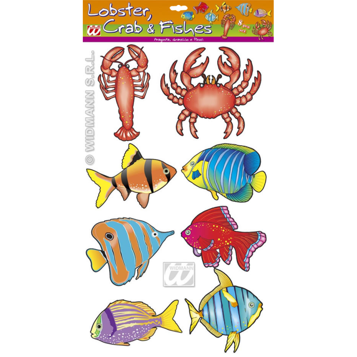 Poissons assorties (lot de 8) | Le Géant de la Fête