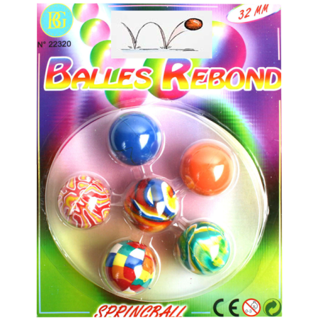 Balle Rebondissante Football 30mm