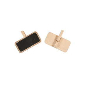 Mini pinces ardoise contour paillettes (lot de 6) | Le Géant de la Fête