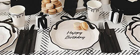 Anniversaire Noir et Blanc